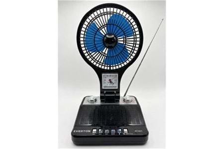 EVERTON RT-951 Bluetooth Fm-Usb-Tf-Aux Şarjlı, Fanlı Nostaljik Radyo