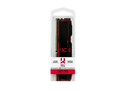 Goodram 8GB 3200MHz DDR4 CL22 1.1V IR-X3200D464L16SA-8G Soğutuculu Kutulu Pc Bellek