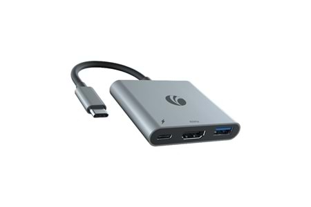 Vcom CUE15 Type-C To Hdmi(4K@60Hz)+Usb3.0+Pd 3.0 100W Çoklayıcı