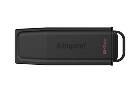 Kingston DTXG2-64GB 64GB Portable USB 3.2 Gen 1 DataTraveler Exodia Black Flash Bellek 