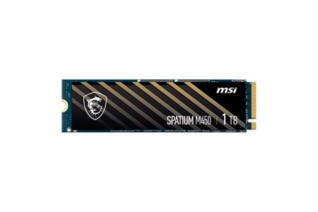 Msi 1TB Spatium M450 V1 NVMe PCIe Gen4 x4 Okuma 3400MB – Yazma 2400MB M.2 SSD Disk