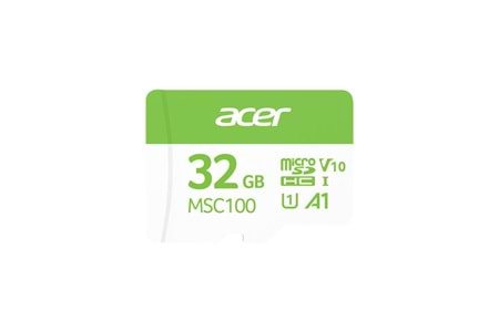 Acer MSC100 32GB microSD U1 V10 A1 Aksiyon Kamera & Güvenlik Kamerası Uyumlu