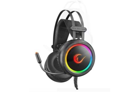 Rampage STORMY Siyah USB 7.1 Surround Oyuncu Kulaklık+Mic