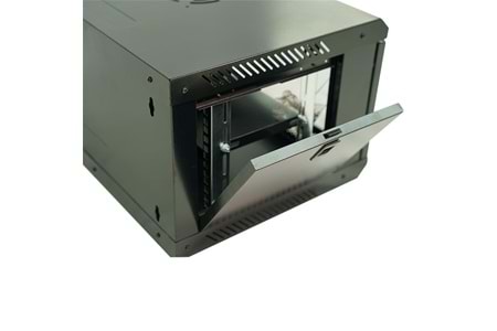 Racksan ML-6407S 7U Duvar Tipi Kabinet (350-530-400) Raf+Fan+Priz