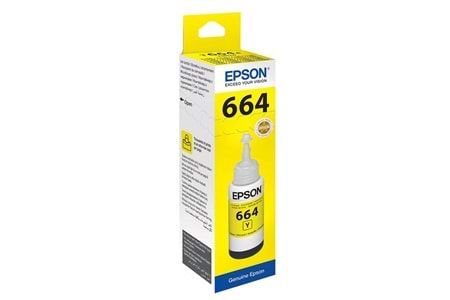 Epson T6644 Yellow Sarı Şişe Mürekkep T66444A