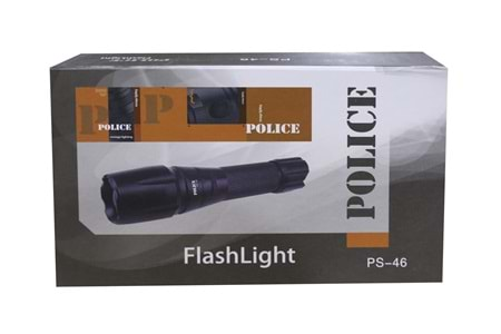 Polıce PS-46 CREE T6 LEDLİ ŞARJLI El Feneri