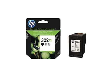 HP 302XL Black Siyah Kartuş F6U68AE