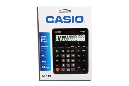 Casio GX-14B 14 Hane Masa Üstü Hesap Makinesi