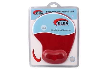 Elba K06152 Bileklikli Jel Mouse Pad Kırmızı