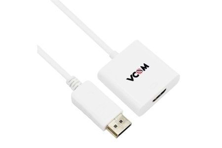 Vcom CG601-0.15 Beyaz Display Port Erkek To Hdmi Dişi Dönüştürücü