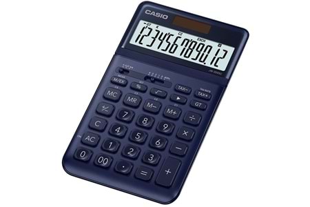 Casio JW-200SC-NY 12 Hane Lacivert Masa Üstü Hesap Makinesi