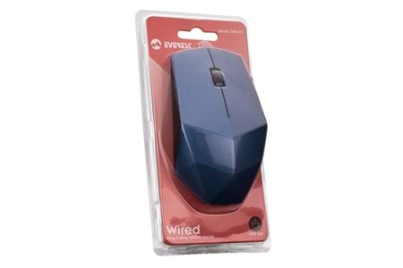 Everest SM-201 Usb Mavi 1200dpi Optik Kablolu Mouse