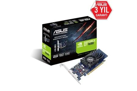 Asus GT1030-2G-BRK 2GB 64 bit GDDR5 6008 Mhz Hdmi-Dp Ekran Kartı