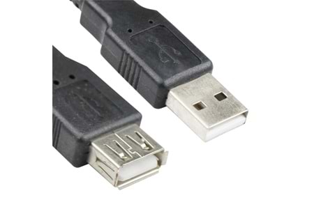 Vcom CU202-B-1.5 Siyah 1.5MT Usb 2.0 Uzatma Kablosu
