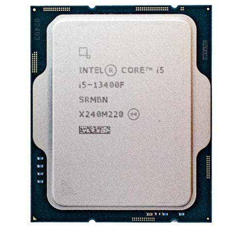 Intel Core i5 13400F TRAY 2.5GHz (Turbo 4.48GHz) 20MB Cache LGA1700 13.Nesil Kutusuz İşlemci 
