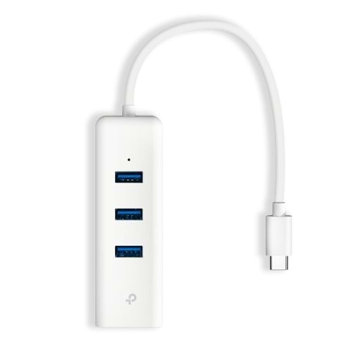 Tp-Link UE330C 10-100-1000 Mbps 3.0 Type C Ethernet Çevirici + 3 Port USB Çoğaltıcı