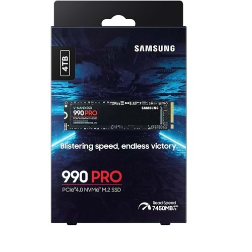 Samsung 4TB 990 Pro 7450-6900MB-s M.2 NVMe MZ-V9P4T0BW Ssd Disk