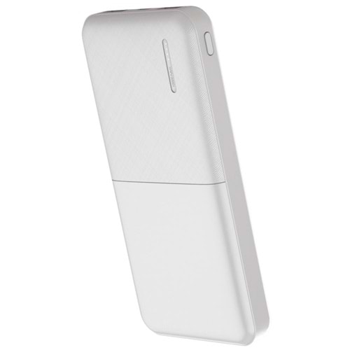 SnapMax SNP-3009 Beyaz 10.000 mah Powerbank 2x USB Çıkışlı 1 Type-C ve 1 Micro Girişli