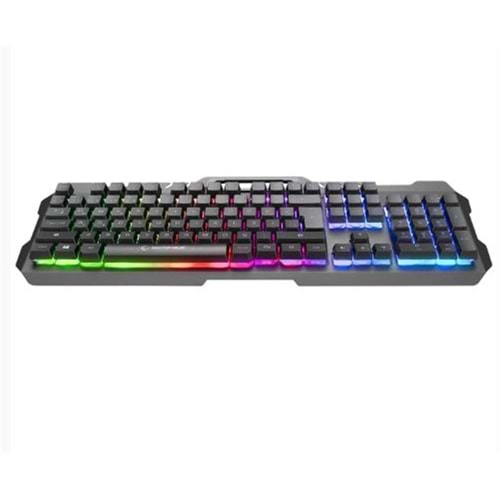 Rampage KB-R57 X-JAMMER Gökkuşağı Aydınlatmalı USB Tam Türkçe Gaming Oyuncu Klavyesi