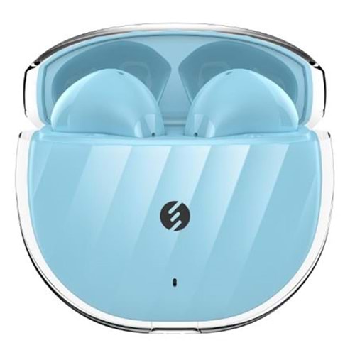 S-link Harmony X1 Mavi 4 Mikrofonlu ENC Bluetooth V5.4 TWS Gerçek Kablosuz Kulaklık 