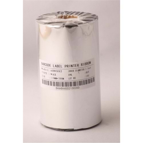 Ribbonsan RB00007 WX-10FBK 110-450MT Wax Ribbon