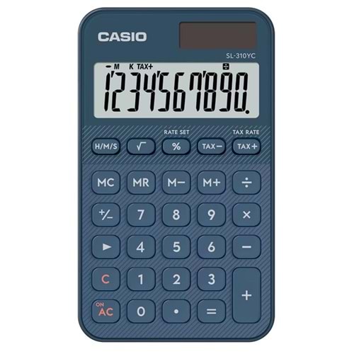 Casio SL-310UC-NY Cep Tipi 10 Hane Lacivert Hesap Makinesi