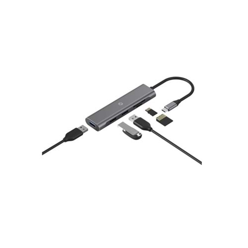 Frisby FA-7710TC USB Type-C™ Hub (Çoklu Bağlantı Noktası)