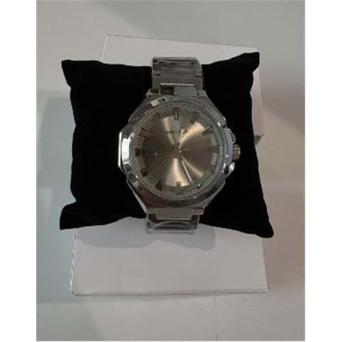 Swiss Plus Man Watch Basic Seri Model-9 ST3506AGS Max Plus Silver-Silver