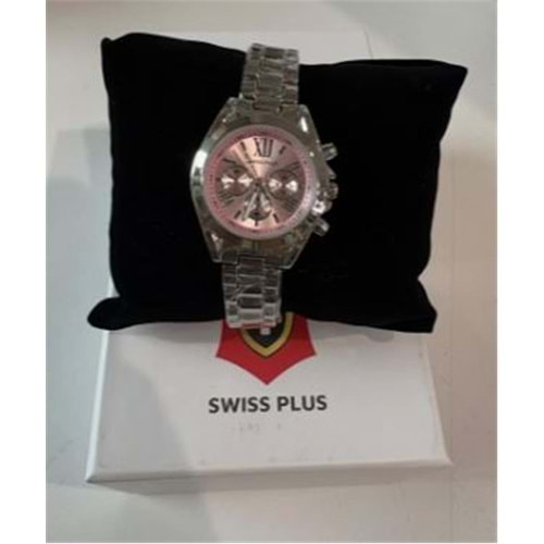 Swiss Plus Woman Watch Model-2 ST0730ABL Pink-Silver