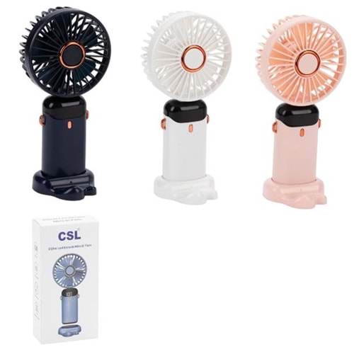 CSL F100 Şarjlı Mini Fan Beyaz