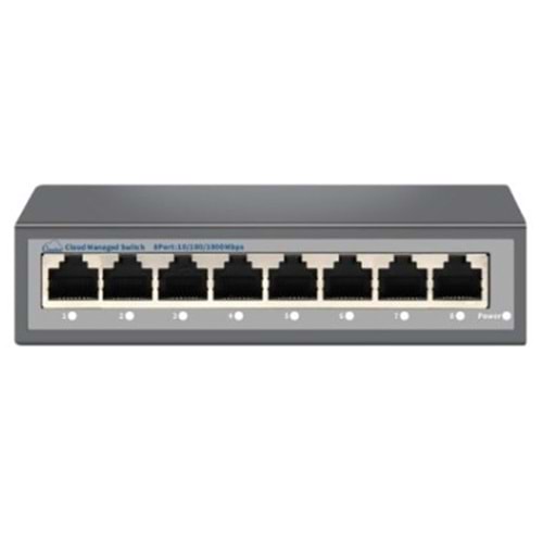 Nova NVC-HIS218G 8 Port Full Giga Cloud Non Poe Ethernet Switch