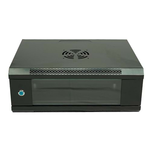 Racksan ML-6404S 4U Duvar Tipi Kabinet (200-530-400) Raf+Fan+Priz