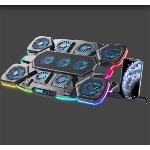 Gameagle GE2007 Vortex K11 RGB Notebook Soğutucu 17.3