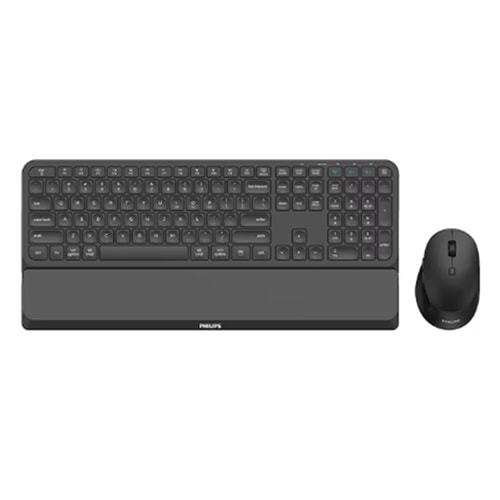 Philips SPK6248B Kablolu Türkçe Q Klavye&Mouse Set Siyah