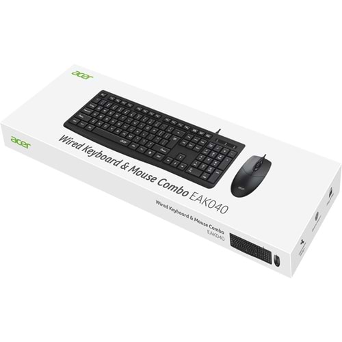 ACER EAK040 BKL Kablolu Klavye+ Mouse set