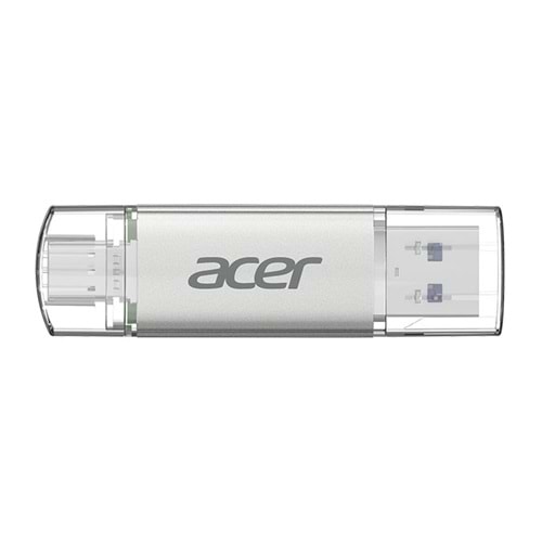 Acer 32GB USB 3.2 UT300-32GB USB-A+USB-C Çift Taraflı Metal Flash Bellek