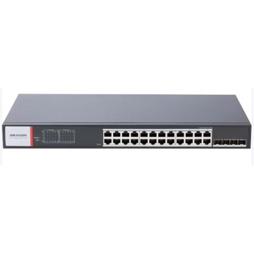 Hikvision DS-3T1528HP-SI-24P4F 24Port GE +4Sfp 480W Yönetilebilir Gigabit Switch