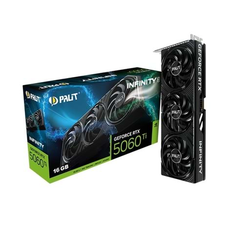 Palit GeForce RTX5060Ti Infinity 3 16GB 128Bit GDDR7 NE7506T019T1-GB2061S Ekran Kartı 