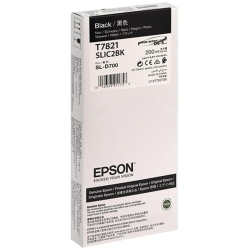 EPSON SURELAB SL-D700 BLACK MÜREKKEP C13T78210N