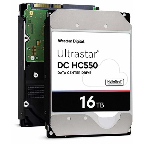 Wd 16TB Ultrastar Enterprise WUH721816ALE614 512MB 7200RPM Data Center 7-24 Nas Hard Disk