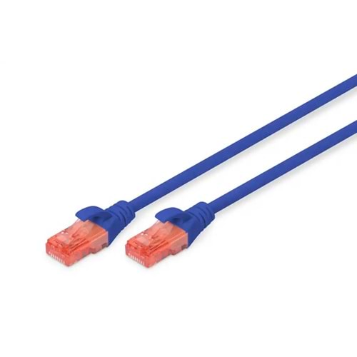 DIGITUS 1metre CAT6 Utp DK-1617-010/B Mavi Patch Kablo (10'lu Paket)