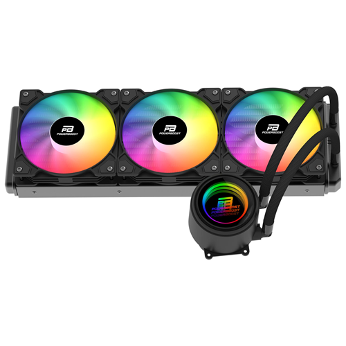 POWERBOOST 360MM CIRCLE 360B PB-LCS-CR360B Rainbow Fanlı AM5-1851p Sıvı Soğutmalı İşlemci Fanı