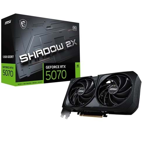 MSI RTX5070 12GB SHADOW 2X OC 12G GDDR7 192Bit HDMI DP PCIe 5.0
