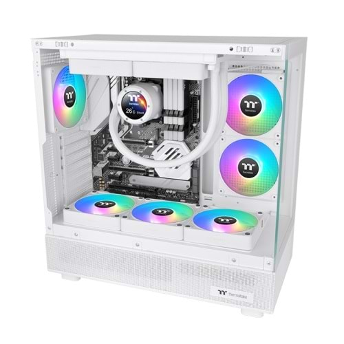 THERMALTAKE CT120 EX CL-F190-PL12SW-A Beyaz 3x120mm ARGB Manyetik Modüler Fan Kiti