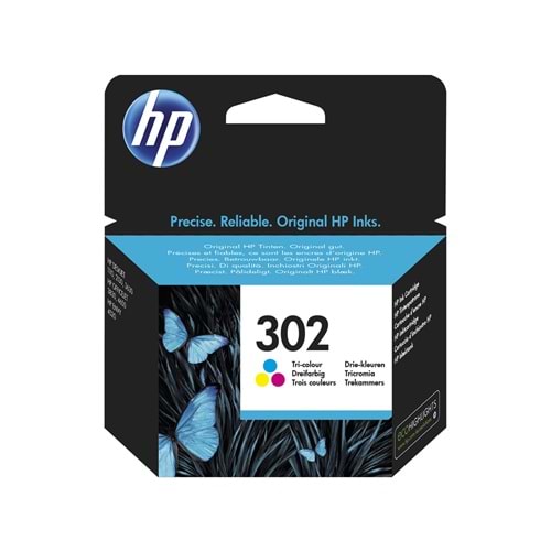 HP 302 Üç Renkli Mürekkep Kartuşu (F6U65AE)
