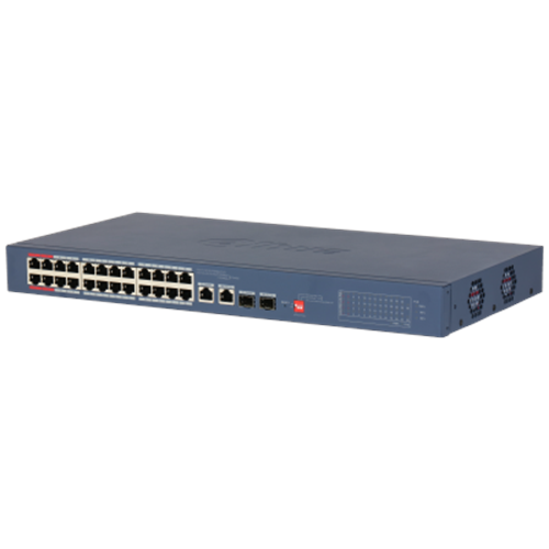 DAHUA 24port CS4226-24ET-240 10/100 2-SFP 240W Cloud PoE Switch