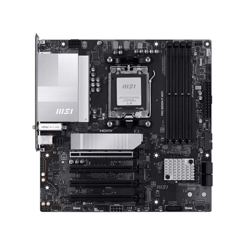 MSI PRO B850M-P WIFI DDR5 HDMI-DP PCIE 5.0 AM5 MATX