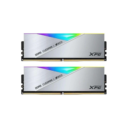 XPG 48GB (2X 24GB) DDR5 CUDIMM 8800MHZ CL42 RGB DUAL KIT PC RAM / LANCER SILVER AX5CU8800C4224G-DCLACRSG