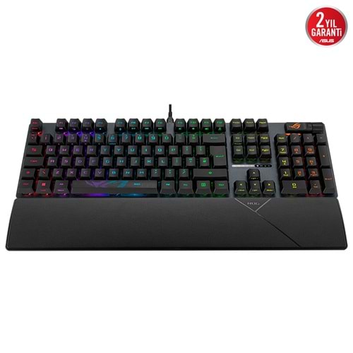 ASUS ROG Strix Scope II RX Red Optik Mekanik RGB Türkçe Gaming Klavye / 90MP0350-BKYA00