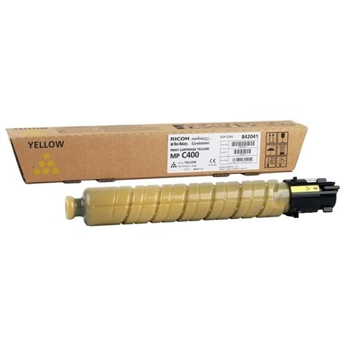 Ricoh MP C400 Yellow Sarı Orjinal Fotokopi Toneri MP C300-401 10.000 Sayfa 